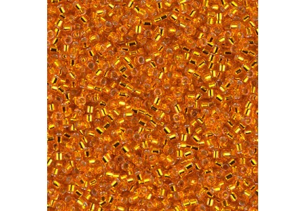 Delica 11/0 DB0045 Silver Lined Orange Delica 11/0 DB0045 Silver Lined Orange