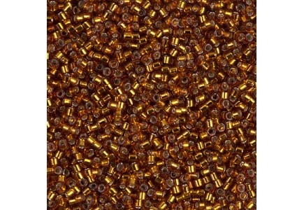Delica 11/0 DB0144 Silver Lined Amber