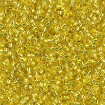 Delica 11/0 DB0145 Silverlined Yellow Delica 11/0 DB0145 Silverlined Yellow