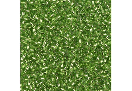 Delica 11/0 DB1206 Silver Lined Lime