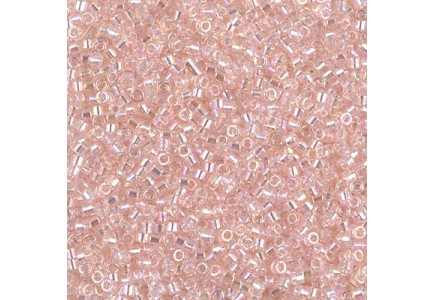 Delica 11/0 DB1243 Transp. Pink Mist AB