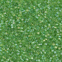 Delica 11/0 DB1246 Transparent Lime AB Delica 11/0 DB1246 Transparent Lime AB