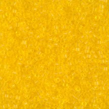 Delica 11/0 DB1301 Dyed Transp Lt Yellow Delica 11/0 DB1301 Dyed Transp Lt Yellow