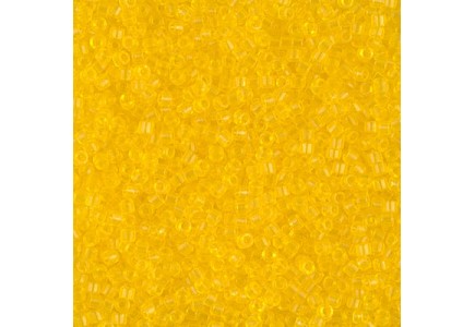Delica 11/0 DB1301 Dyed Transp Lt Yellow