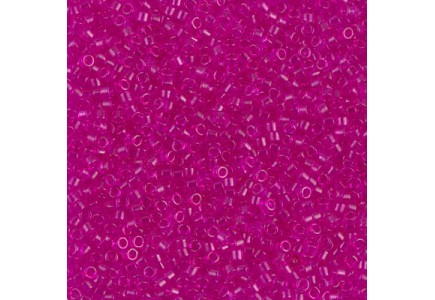 Delica 11/0 DB1310 Transparent Fuchsia Dyed