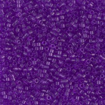 Delica 11/0 DB1315 Dyed Transparent Violet Delica 11/0 DB1315 Dyed Transparent Violet
