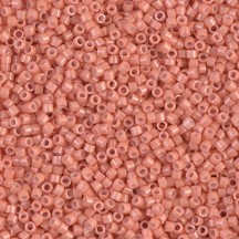 Delica 11/0 DB1363 Dyed Opaque Peach Delica 11/0 DB1363 Dyed Opaque Peach
