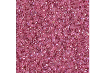 Delica 11/0 DB1742 Transp Dyed Inside Pink Delica 11/0 DB1742 Transp Dyed Inside Pink