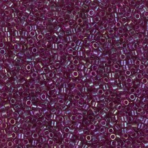 Delica 11/0 DB1747 Transp Inside Dyed Purple