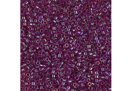 Delica 11/0 DB1747 Transp Inside Dyed Purple