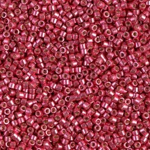 Delica 11/0 DB1841 Duracoat Galvanized Light Cranberry	