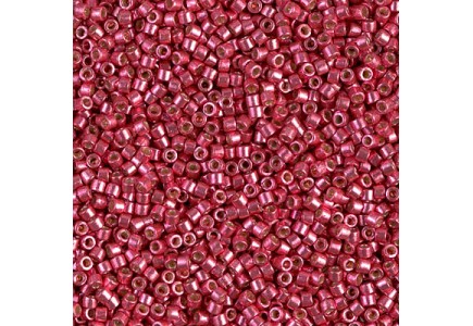 Delica 11/0 DB1841 Duracoat Galvanized Light Cranberry	