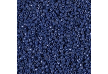 Delica 11/0 DB2143 Matted Opaque Dyed Navy Blue Delica 11/0 DB2143 Matted Opaque Dyed Navy Blue