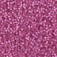 Delica 11/0 DB2174 Silverlined Duracoat SFPink Parfait