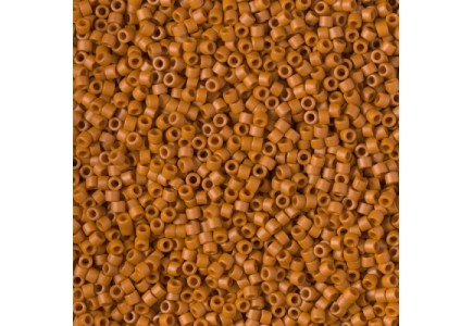 Delica 11/0 DB2287 Frost op Glaze Burnt Orange