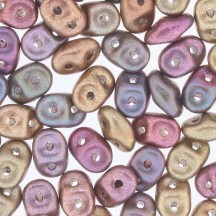 Superduo 01640 Crystal Violet Rainbow