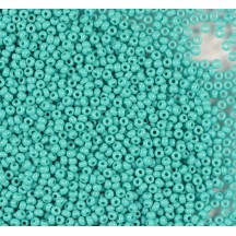 50 gr Preciosa 10/0 19001/63130 Op. Green Turquoise
