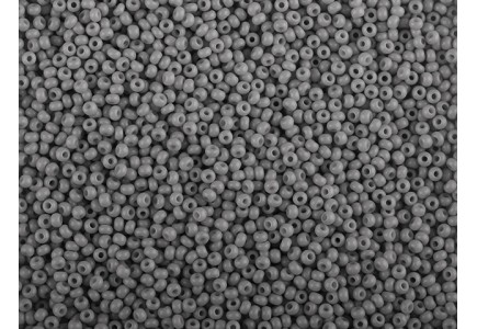 50 gr *Preciosa 10/0 19001/03641 Gray Dyed Chalkwhite