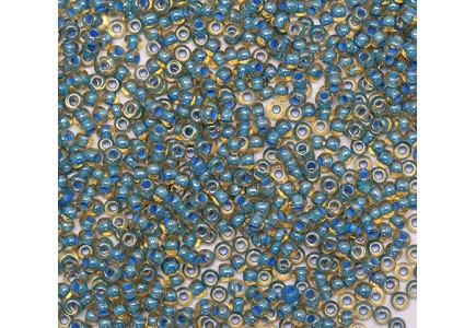50 gr Preciosa 10/0 19001/11022 Topaz Colour Lined Blue