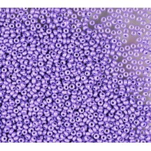 50 gr *Preciosa 10/0 19001/16328 Violet Dyed Chalkwhite	