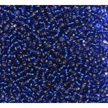 50 gr Preciosa 10/0 19001/37080 Sapphire Silver Lined