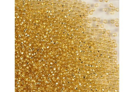 50 gr Preciosa 8/0 19001/17020 Silverlined Yellow