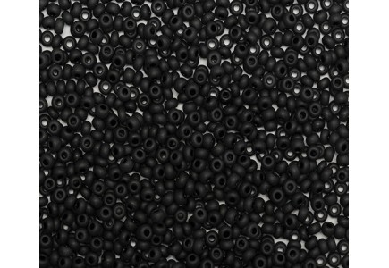 50 gr Preciosa 10/0 39001/23980 Black Matted