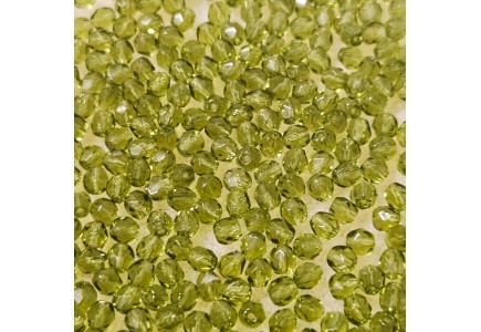 Fire Polish 4mm 50240 Dk Olivine