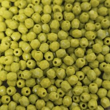 Fire Polish 3mm 53400 Opaque Olivine