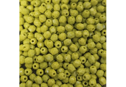 Fire Polish 3mm 53400 Opaque Olivine