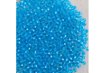 Fire Polish 3mm 60050 Aqua Capri Blue