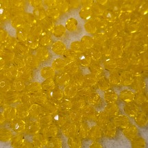 Margele Cehesti Fire-Polish Lemon 4mm 80020