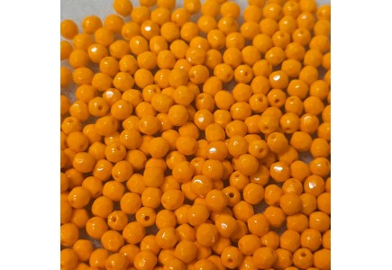 Fire Polish 4mm 93120 Opaque Orange