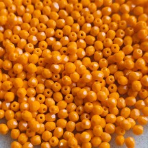 Margele Cehesti Fire-Polish 3 mm 93120 Opaque Orange