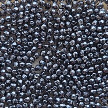 Margele Cehesti Fire-Polish Hematite 3mm L23980