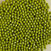 Fire Polish 4mm 53420 Opaque Olivine