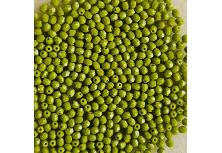 Fire Polish 4mm 53420 Opaque Olivine