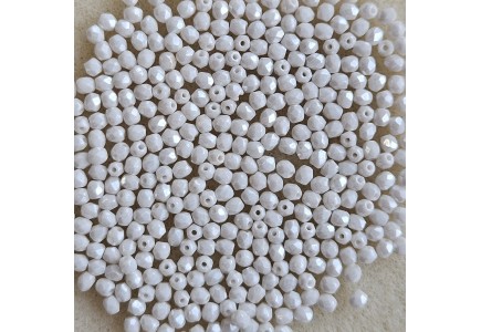 Margele Cehesti Fire-Polish 3 mm L02010 Luster Alabaster