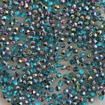 Margele Cehesti Fire-Polish 3mm V60210 Teal Vitrail