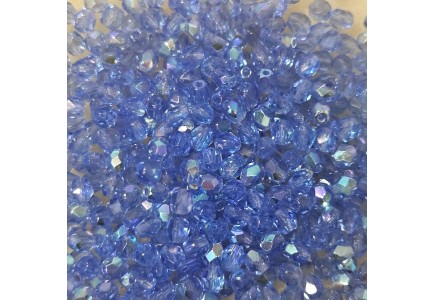 Margele Cehesti Fire-Polish 4mm X30050 Sapphire AB Margele Cehesti Fire-Polish 4mm X30050 Sapphire AB