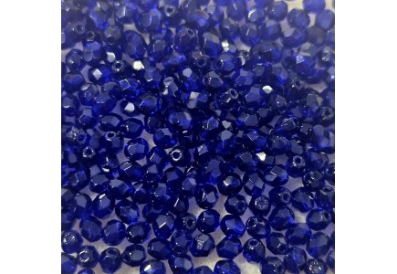 Fire Polish 4mm 30090 Cobalt Fire Polish 4mm 30090 Cobalt