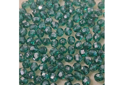 Fire Polish 6mm L50730 Luster Emerald