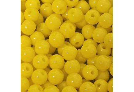 Margele Rotunde 4mm 93110 Opaque Yellow