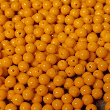 Margele Rotunde 4mm 93130 Opaque Bright Orange Margele Rotunde 4mm 93130 Opaque Bright Orange