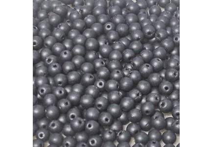 Margele rotunde 4mm M23980 Matte Jet