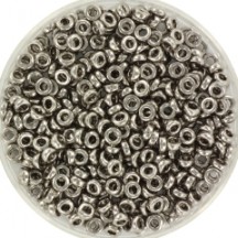 Miyuki Spacer 3x1.3mm 0190 Nickel Plated Miyuki Spacer 3x1.3mm 0190 Nickel Plated