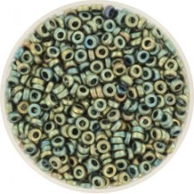 Miyuki Spacer 3x1.3mm 2008 Metallic Matte Iris Patina Miyuki Spacer 3x1.3mm 2008 Metallic Matte Iris Patina