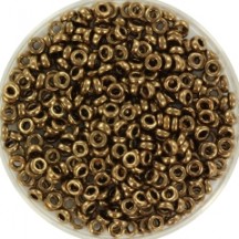 Miyuki Spacer 3x1.3mm 0457 Metallic Dk Bronze Miyuki Spacer 3x1.3mm 0457 Metallic Dk Bronze