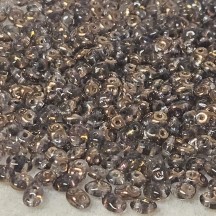 Superduo RR40020 Luster Bronze 1/2 Black Diamond