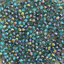 Margele Cehesti Fire-Polish 3mm V60200 Teal Vitrail
